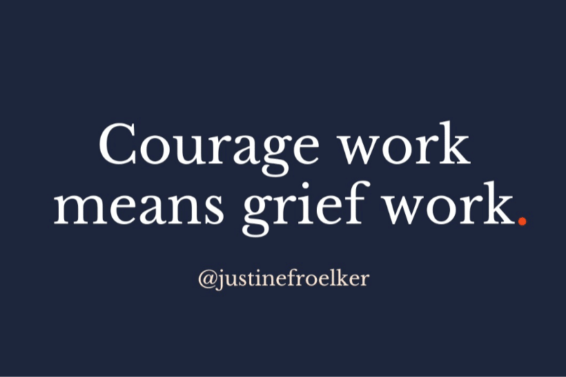 Courage work graphic