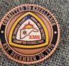 Challenge Coin from Justine Froelker training with St Charles County Ambulance District