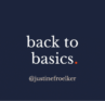 Back to Basics self-care advice Justine Froelker