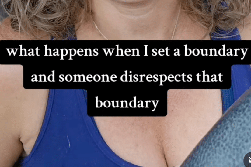 What happens when I set a boundary and someone disrespects that boundary
