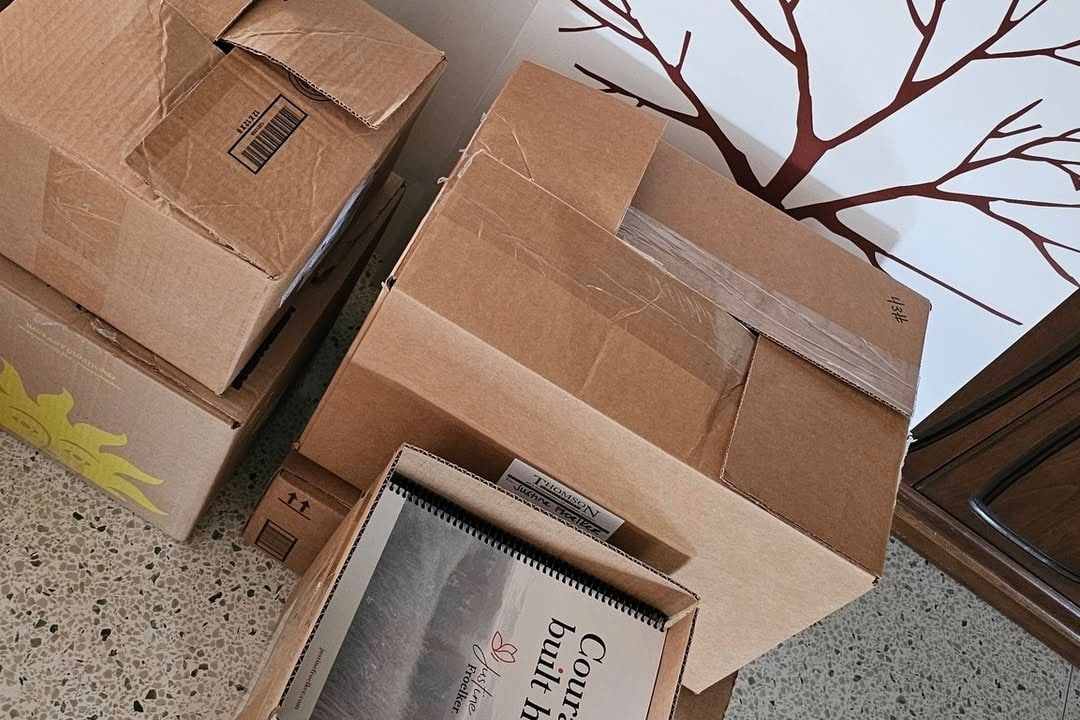 Courage is Built Here™ is hitting the road! 29 workbooks. 29 journals. 29 permission slips. Certificates, countless pens, crayons, colored pencils, markers. And sticky notes in all the colors. All boxed up and ready for three days of deep courage work with the Advanced Leadership Development Program at Commerce Bank