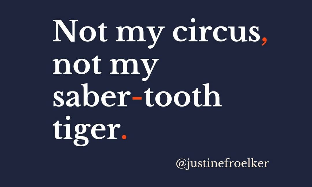 Justine Froelker quote about safety and comfort