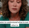 It's easier to understand what is not versus what is