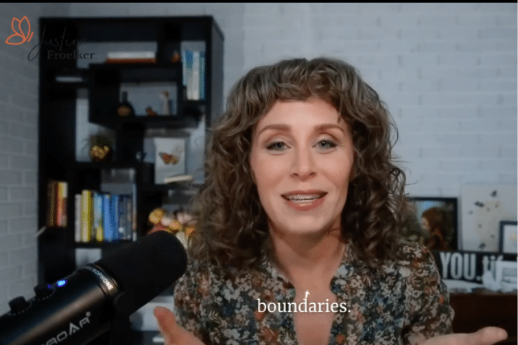 Boundaries Courage Tuesday video Justine Froelker