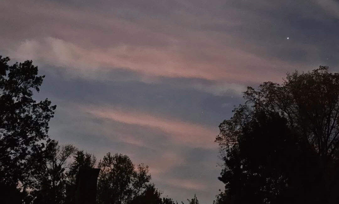 Sunrise as a reminder of morning routines